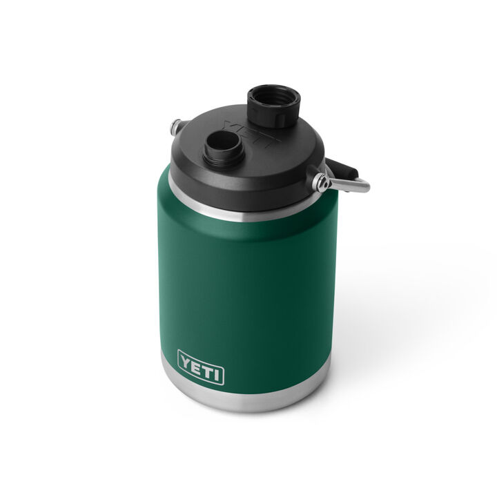 Yeti Rambler Half Gallon Water Jug Black Forest Green