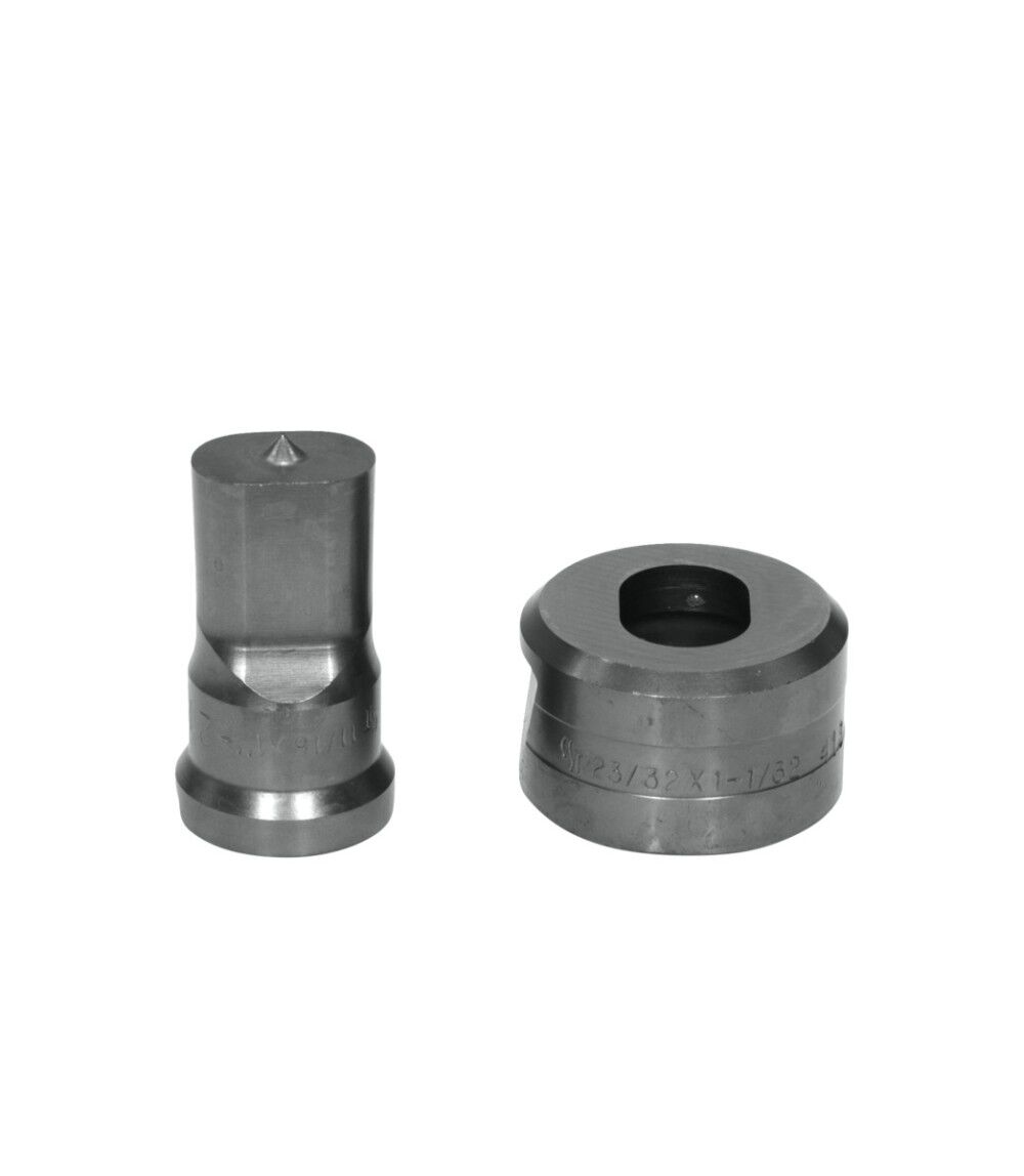 Edwards 11/16 Inch Punch x 23/32 Inch Die Oblong Punch & Die Set, large image number 1