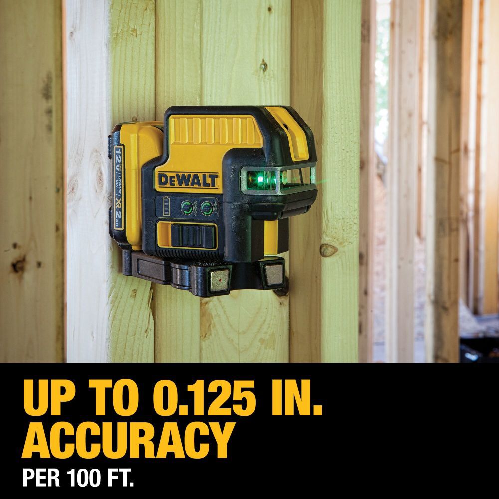 DEWALT 12 V 5 Spot + Cross Line Green Laser, large image number 6