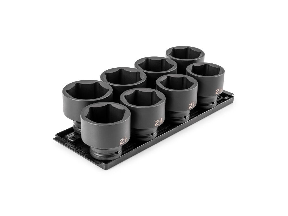 Tekton 3/4 Inch 6 Point Impact Socket Set, 8 Pieces (2-1/16 - 2-1/2 Inch), large image number 2