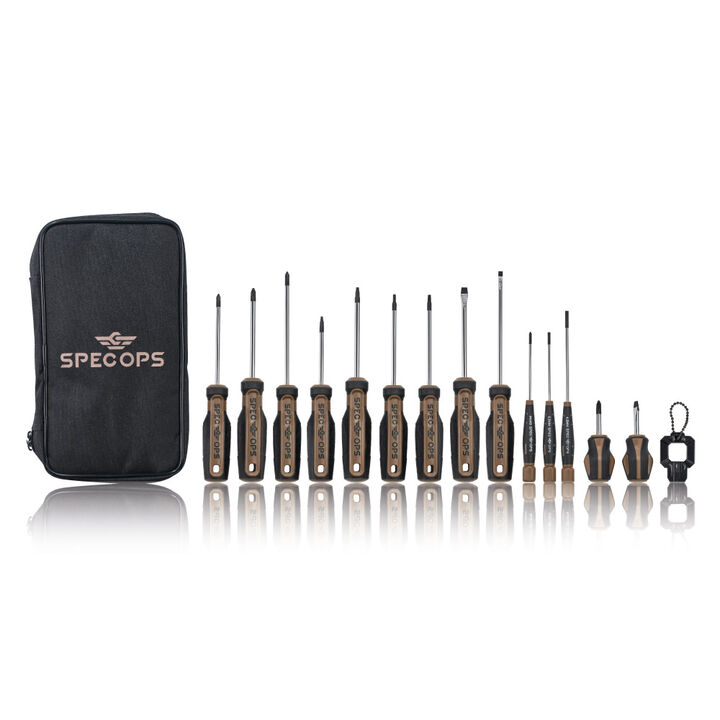 Spec Ops Screwdriver Set with Case, 14 Piece