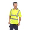 Portwest Yellow Hi-Vis Short Sleeve Polo Shirt - Medium, small image number 2