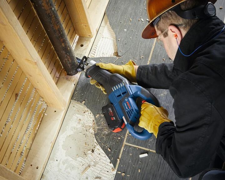 Bosch 18V EC 1-1/4 Inch-Stroke Multi-Grip Reciprocating Saw (Bare Tool), large image number 6