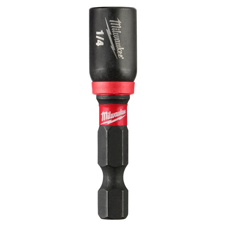 Milwaukee SHOCKWAVE Impact Duty 1/4 x 1 7/8inch Magnetic Nut Driver 10pk