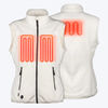Mobile Warming Trek 2.0 Fleece Heated Vest Kit 7.4V Womens Cream Medium, small image number 2