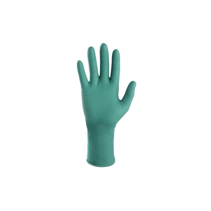 SAS Safety Chloroprene Disposable Gloves, Turquoise, Medium 50ct, large image number 1