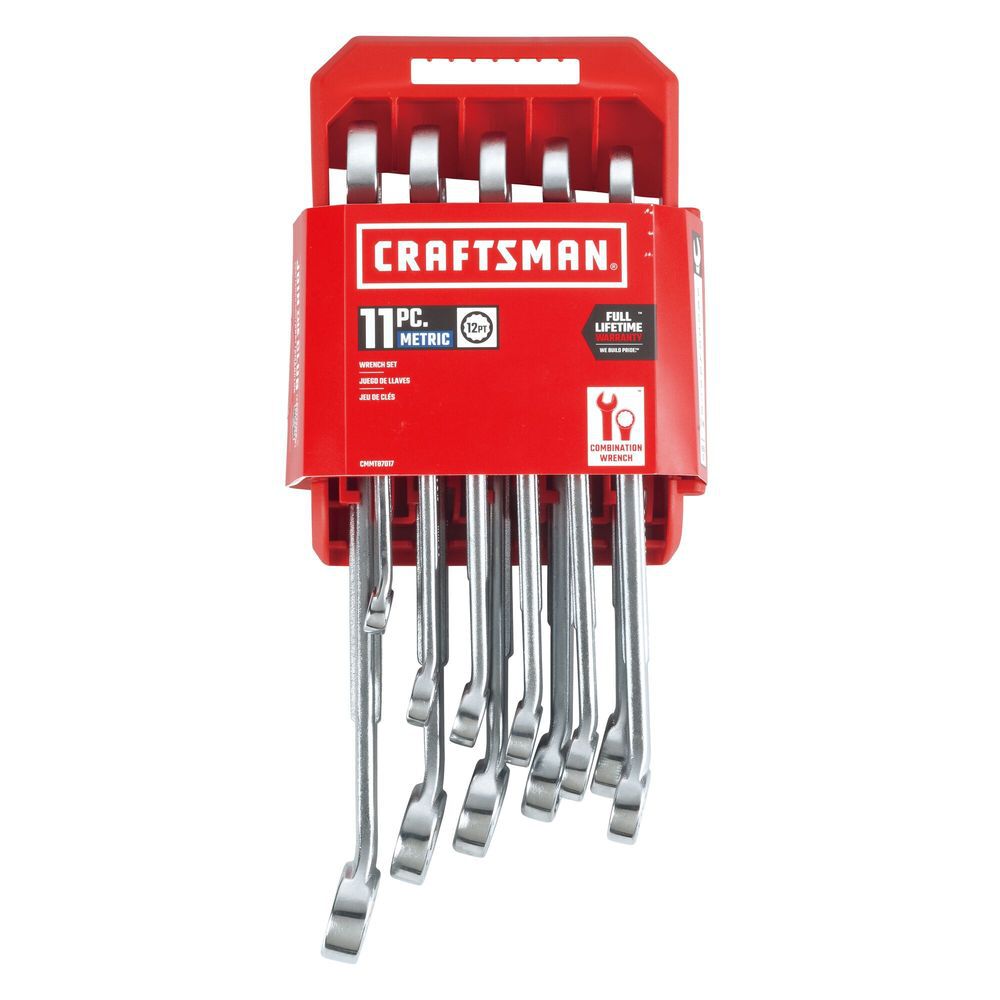 CRAFTSMAN Metric Raised-Panel Combination Wrench Set, 11 Piece, large image number 4