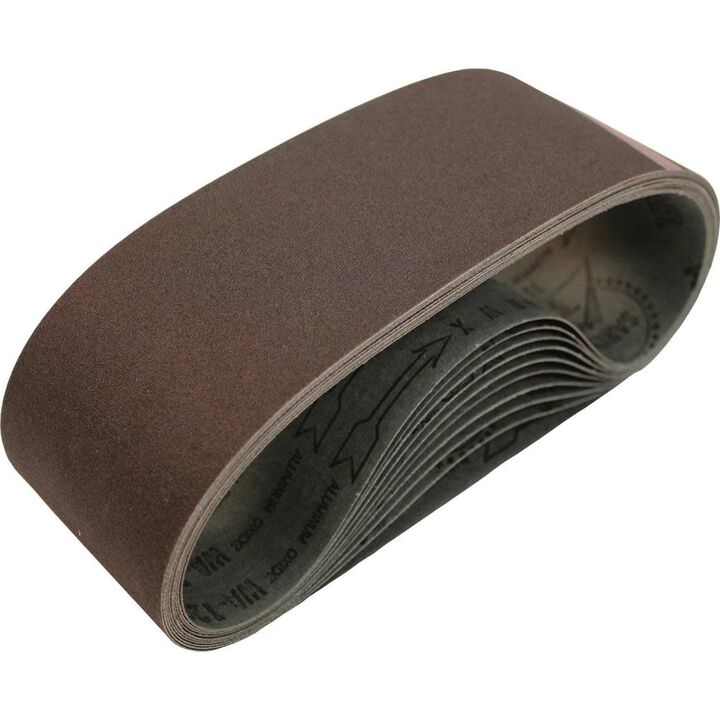 Makita 3 Inch x 21 Inch Abrasive Belt, 150 Grit, 10 Pack
