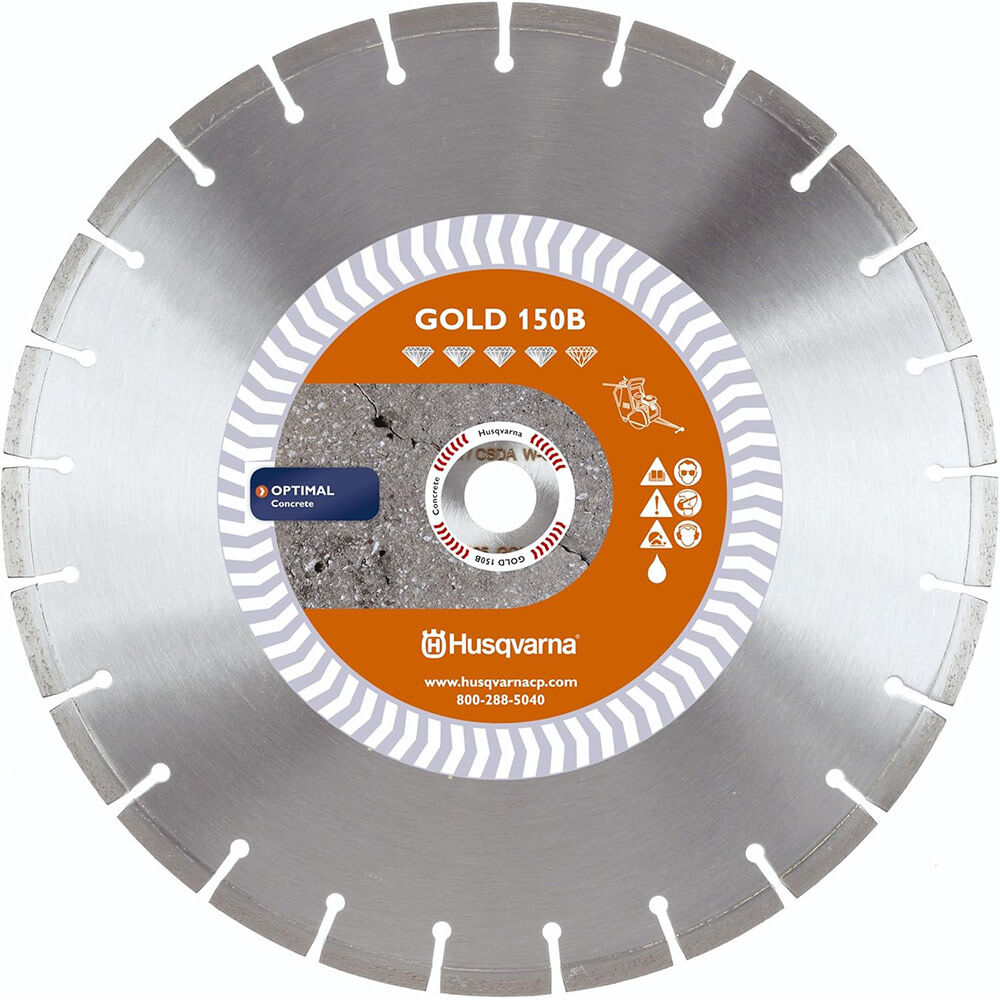 Husqvarna Construction Gold 150B 26 Inch Gold Diamond Blade for Concrete, large image number 1