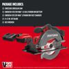 CRAFTSMAN V20* Cordless 6-1/2 Inch Circular Saw 1 Battery Kit, small image number 3