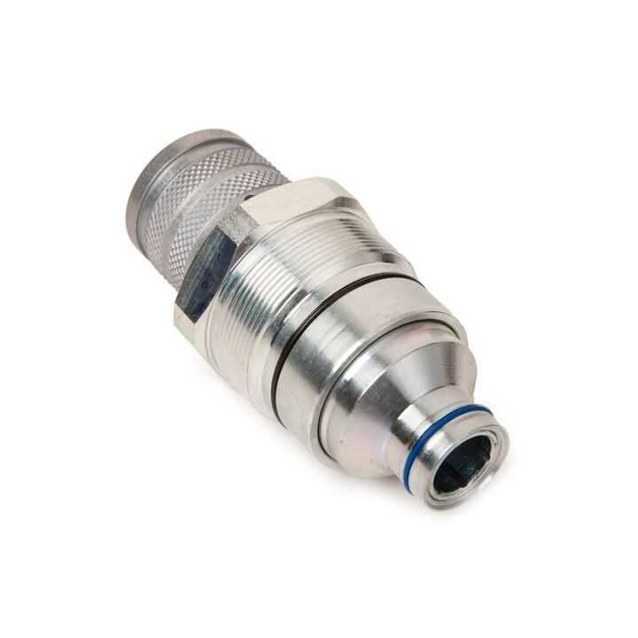 Kubota Parts 1/2 Inch Female ISO Auxiliary Hydraulic Flat-Face Coupler for SSV