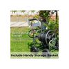 Giraffe Tools Hand Powered Industrial Hose Reel Cart with 4 Wheels, small image number 3