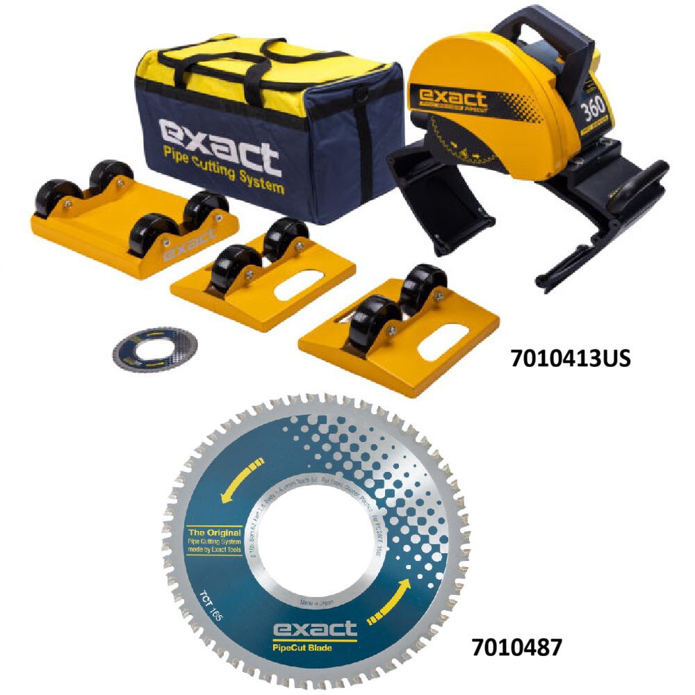 Exact Tools PipeCut 360 Pro Series 2.0 Pipe Cutting Saw with TCT Blade, large image number 2