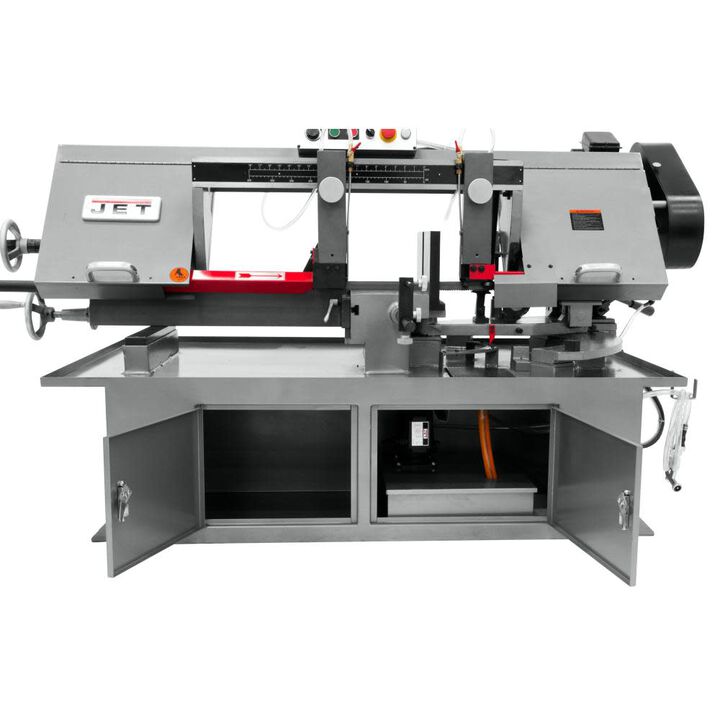 JET 10in x 18in Horizontal Dual Mitering Bandsaw 2 HP 230V 3Ph, large image number 4