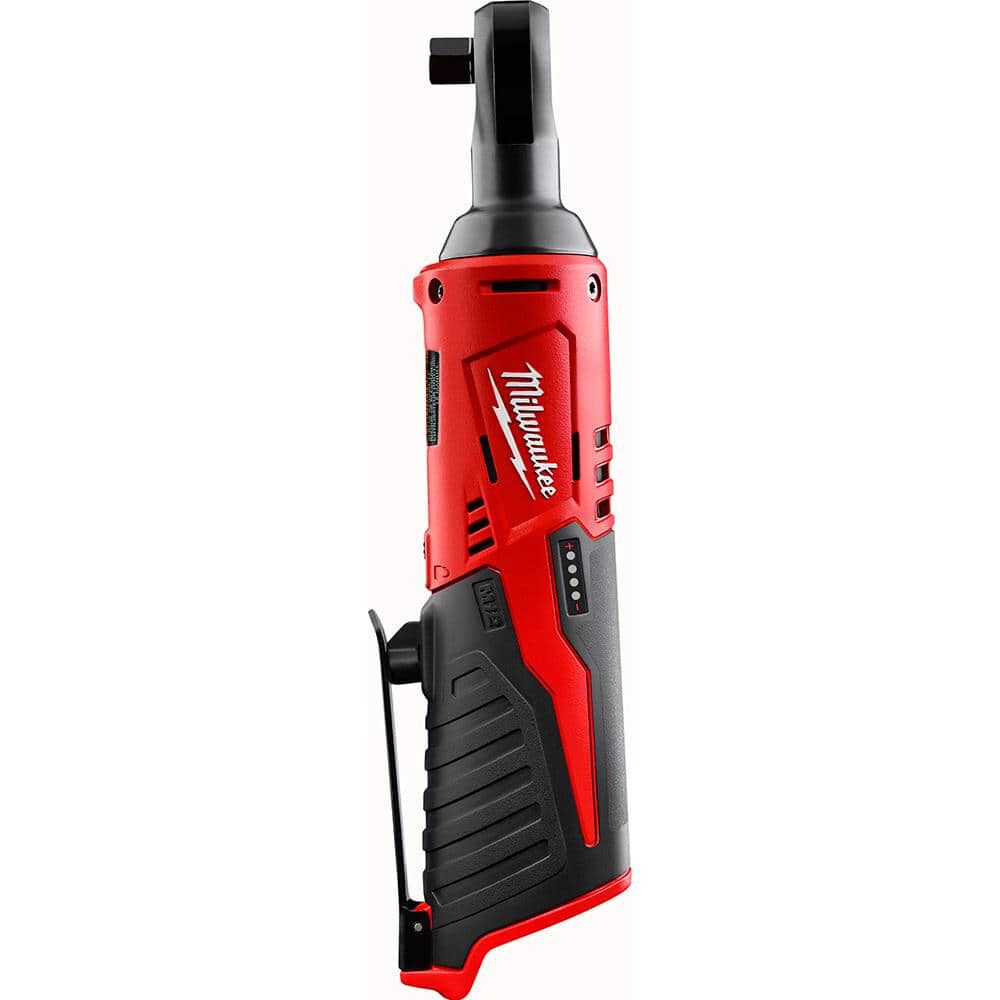 Milwaukee M12 Stubby 3/8 Inch Impact Wrench Kit and 3/8 Inch Ratchet Bundle, large image number 12