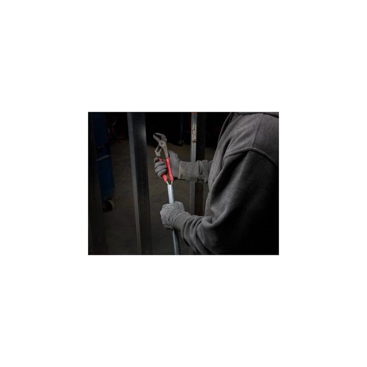 Milwaukee 6 Inch and 10 Inch Straight Jaw Pliers Set, 2-Piece Wrench Set Bundle, large image number 2