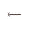Hillman #14 x 1in Stainless SlottedHex Washer Sheet Metal Screw 100pk, small image number 2