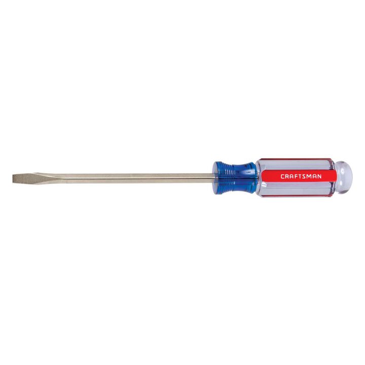 CRAFTSMAN 1/4 Inch x 6 Inch Slotted Acetate Screwdriver