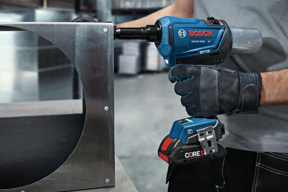 Bosch 18V Connected Rivet Tool Kit with 2ct CORE18V 4Ah Advanced Power Batteries, large image number 9
