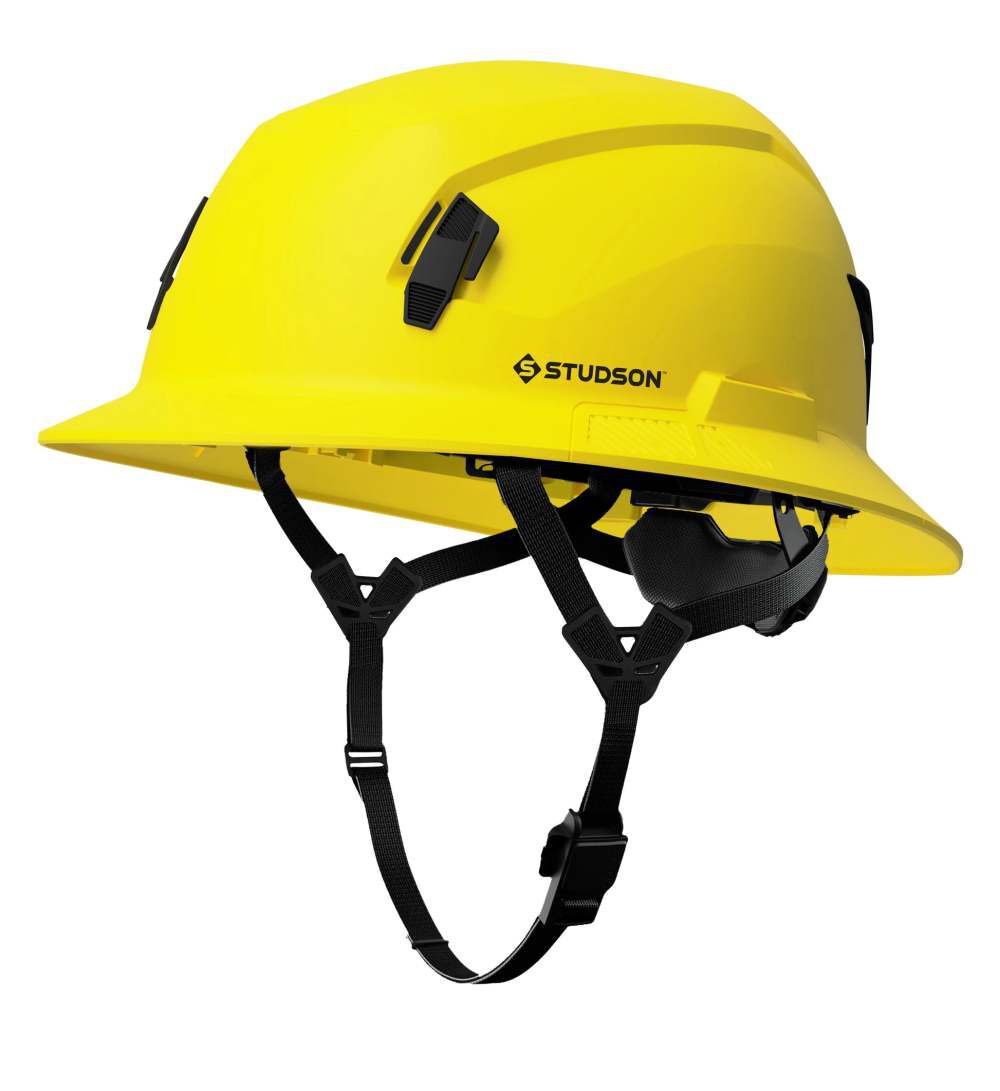 Studson Full Brim Non-Vented Safety Helmet Type 2 Class E Yellow North America Dual-Certification, large image number 1