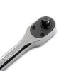 GEARWRENCH 120XP 1/4 Inch Drive Full Polish Chrome Extra Long Handle Teardrop Ratchet, small image number 3