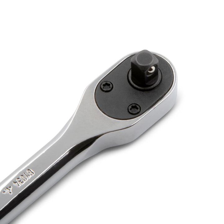 GEARWRENCH 120XP 1/4 Inch Drive Full Polish Chrome Extra Long Handle Teardrop Ratchet, large image number 2