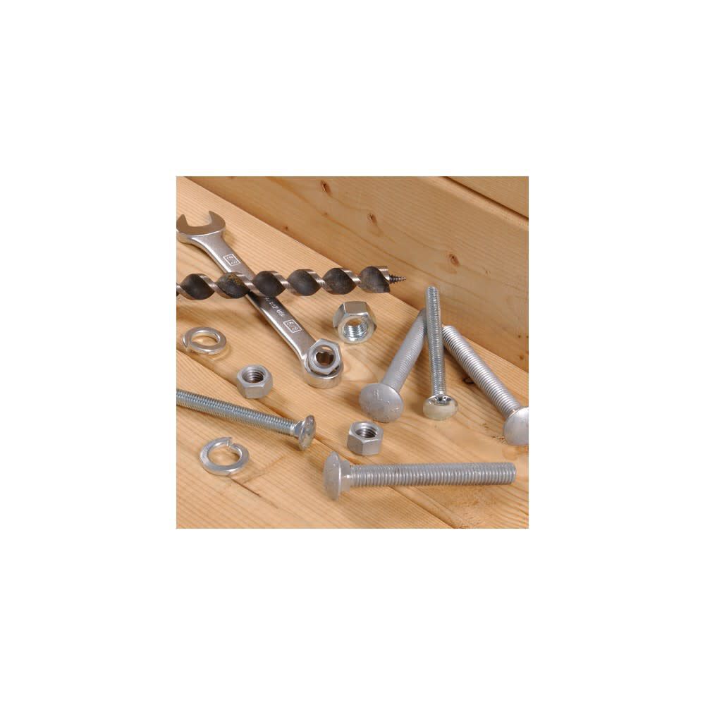 Hillman 1/2-13 x 8in Zinc Carriage Bolt 25pk, large image number 3