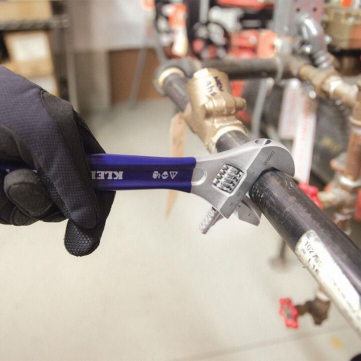 Klein Tools Reverse Jaw/Adjust Pipe Wrench, large image number 7