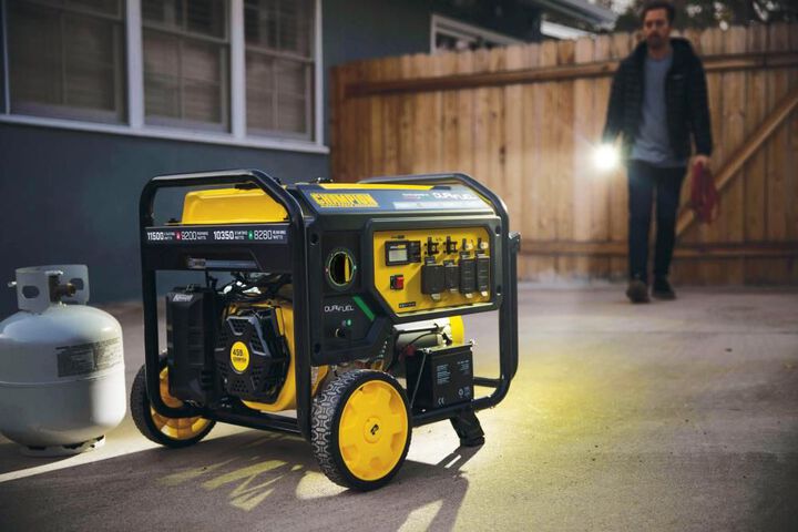 Champion Power Equipment 11,500-Watt Electric Start Dual Fuel 49 State Home Backup Portable Generator, large image number 7