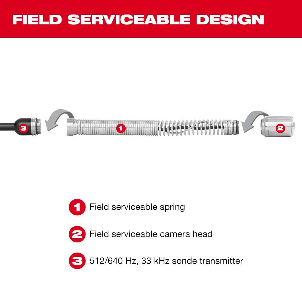 Milwaukee 200 Ft. Stiff Modular Pipeline Inspection Reel, large image number 10