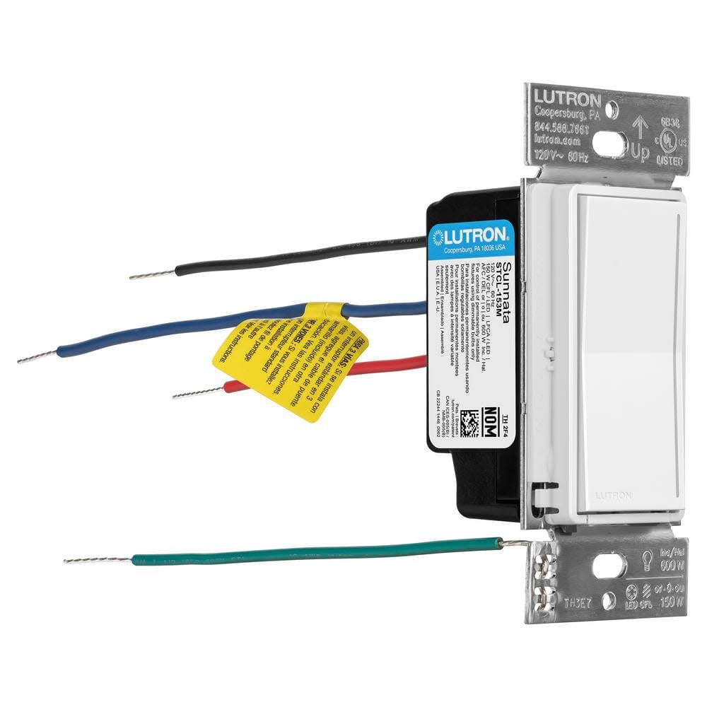 Lutron Sunnata LED+ 120V 150W 1.25A 1P 3-Way Dimmer Switch, large image number 4