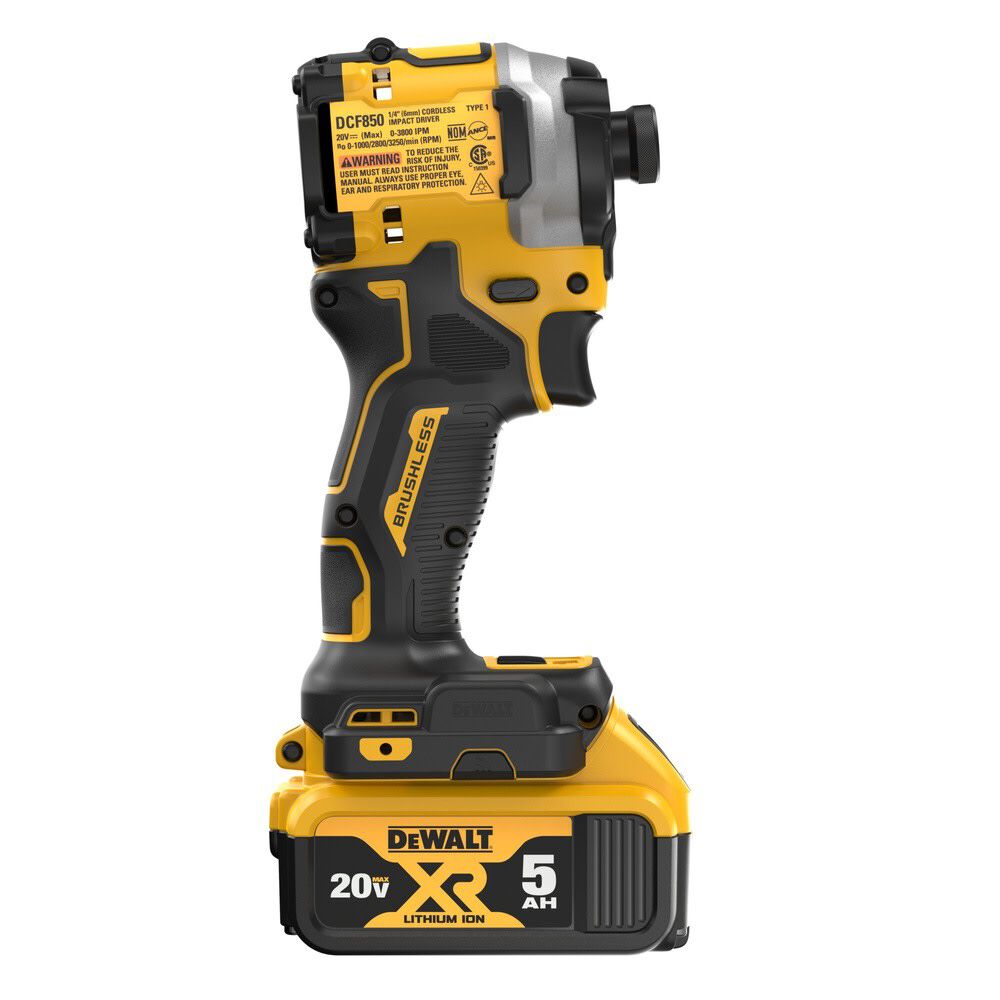 DEWALT 20V MAX Cordless Impact Driver Kit and Circular Saw Bundle, large image number 6