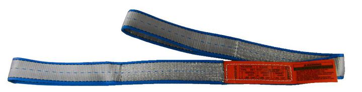 Lift-All 2 Inch x 16 Ft 2-Ply Eye & Eye Tuff-Edge III Poly Web Sling