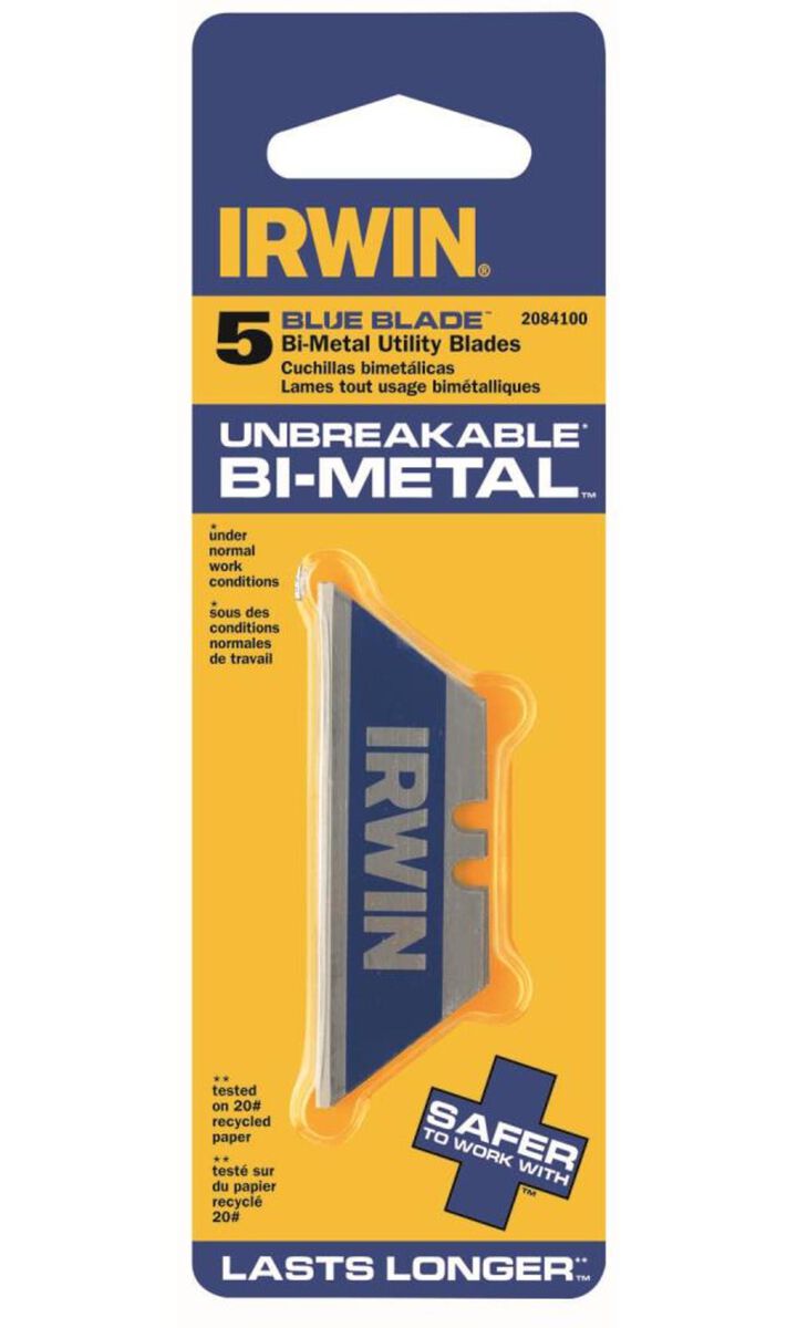 Irwin Bi-Metal Utility Knife Blade 5 pk.