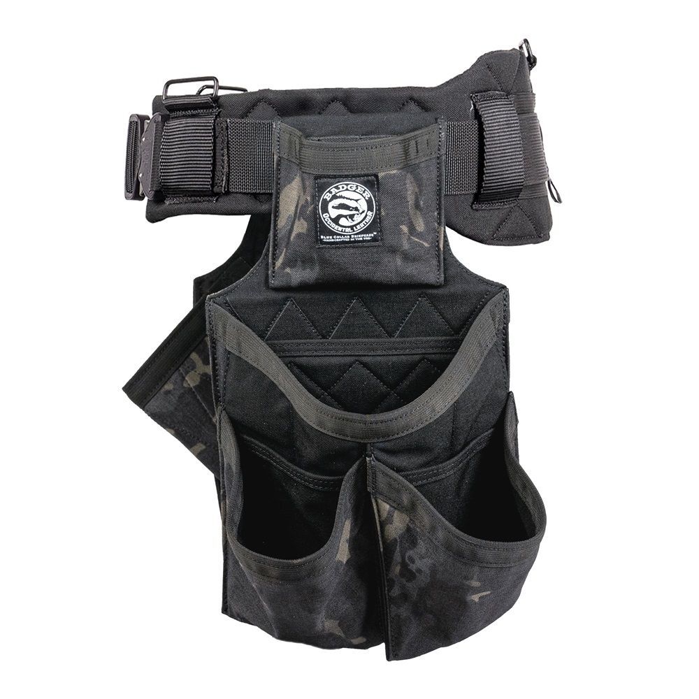 Badger Tool Belts Side-By-Side Carpenter Belt, Black Camo, Large, large image number 2