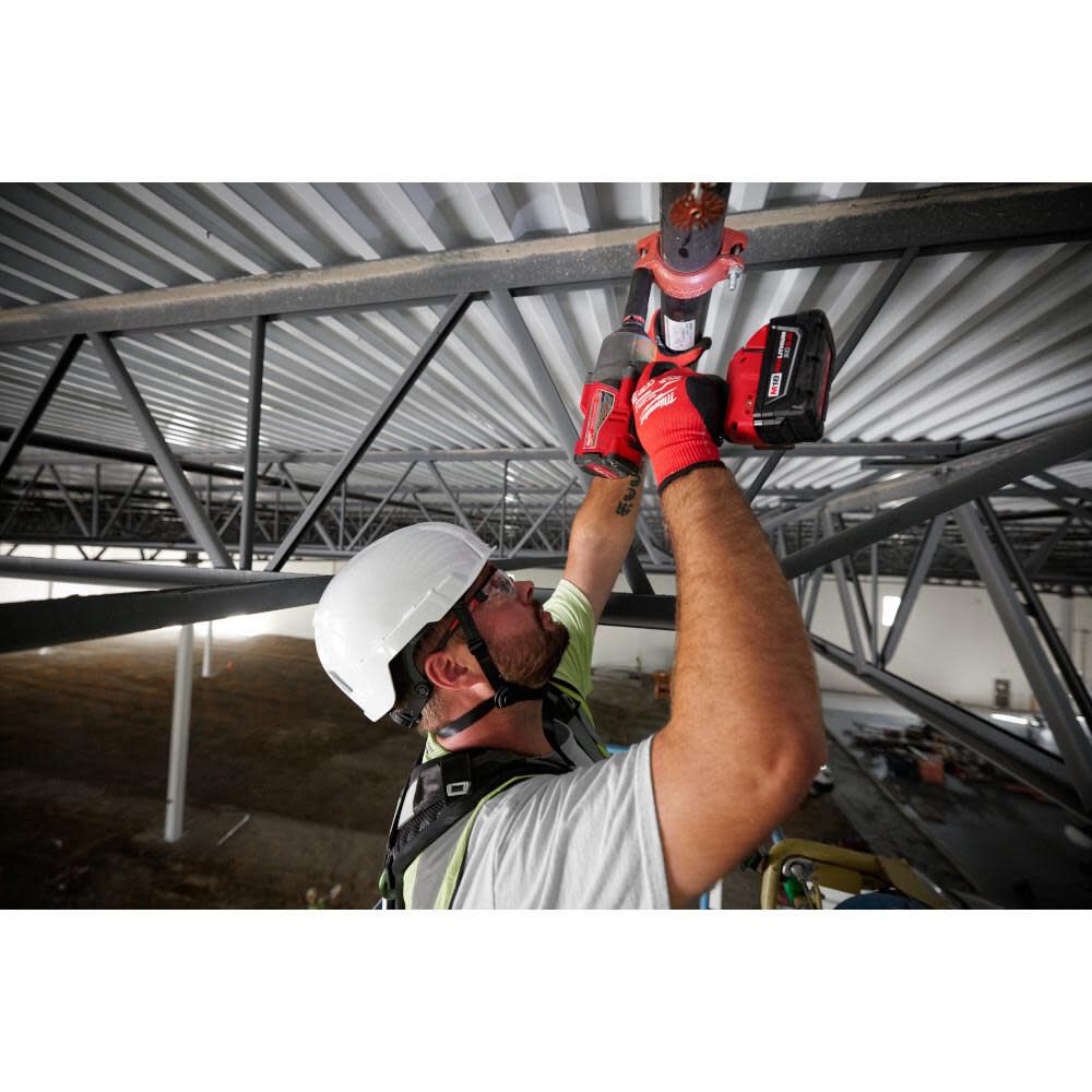 Milwaukee BOLT Blue Safety Helmet with IMPACT ARMOR Liner Type 2 Class E & USB Cooling Fan Bundle, large image number 6