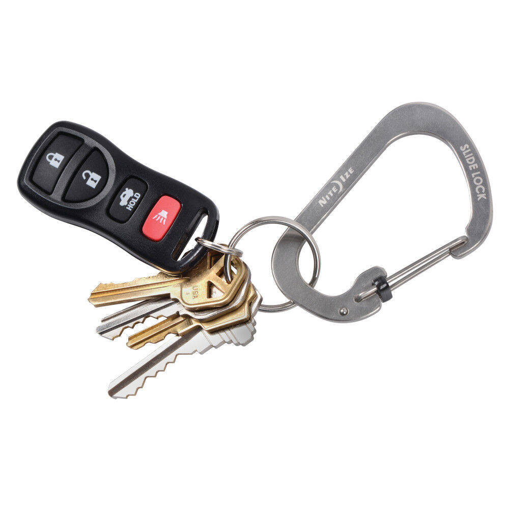 Nite Ize SlideLock Carabiner Stainless Steel #4 Stainless, large image number 5