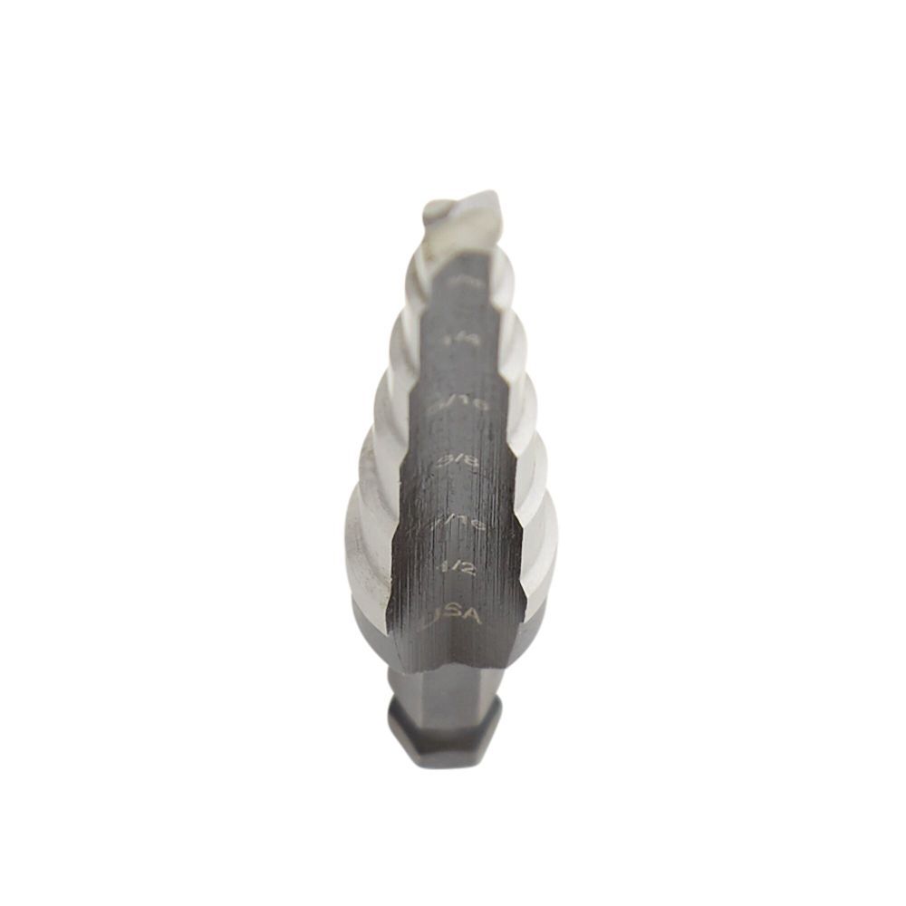 Irwin Unibit 3/16-Inch To 1/2-Inch Step-Drill Bit 1/4-Inch Shank, large image number 2