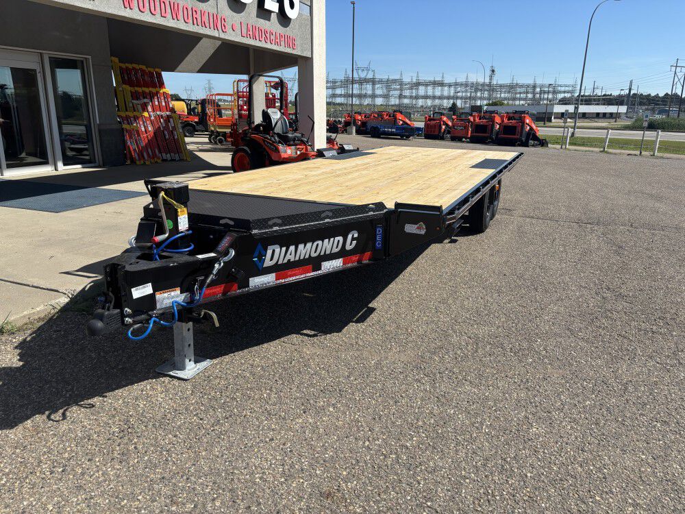 Diamond C DEC 22 Ft x 8-1/2 Ft Deck-Over Tandem Axle Equipment Trailer, large image number 2