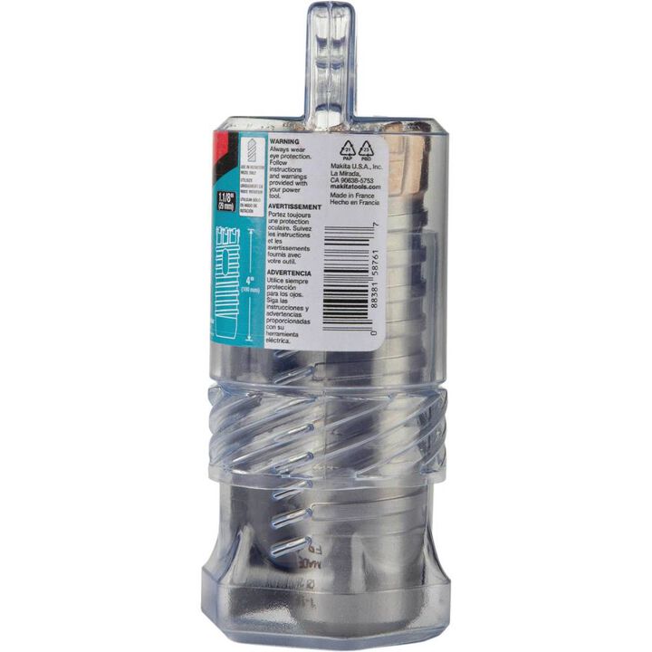 Makita 1 1/8in x 4in Rebar Cutter Drill Bit Head Only, large image number 6