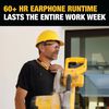 DEWALT Jobsite Pro Max 2-in-1 Bluetooth Headphone with Built-In Speakers, small image number 4