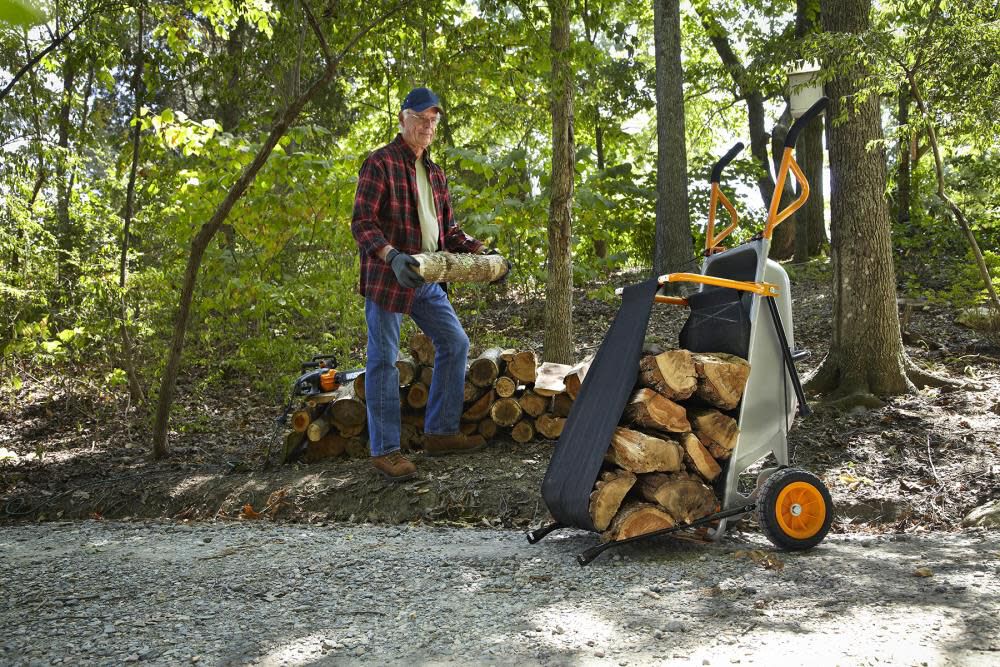 Worx Aerocart Wheelbarrow Firewood Carrier, large image number 9