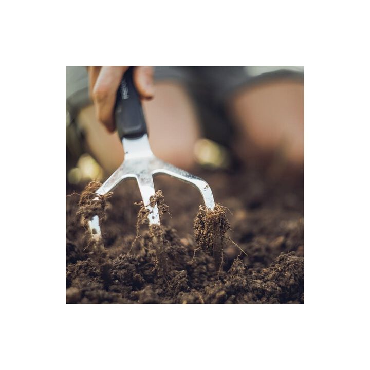 Fiskars Xact Stainless Steel Head 12.75in Garden Hand Cultivator, large image number 3