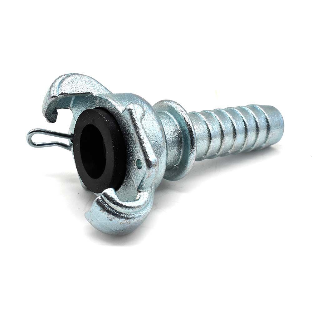 Interstate Pneumatics 3/4 Inch Hose Barb Cast Straight Through Jack Hammer Coupler, large image number 1