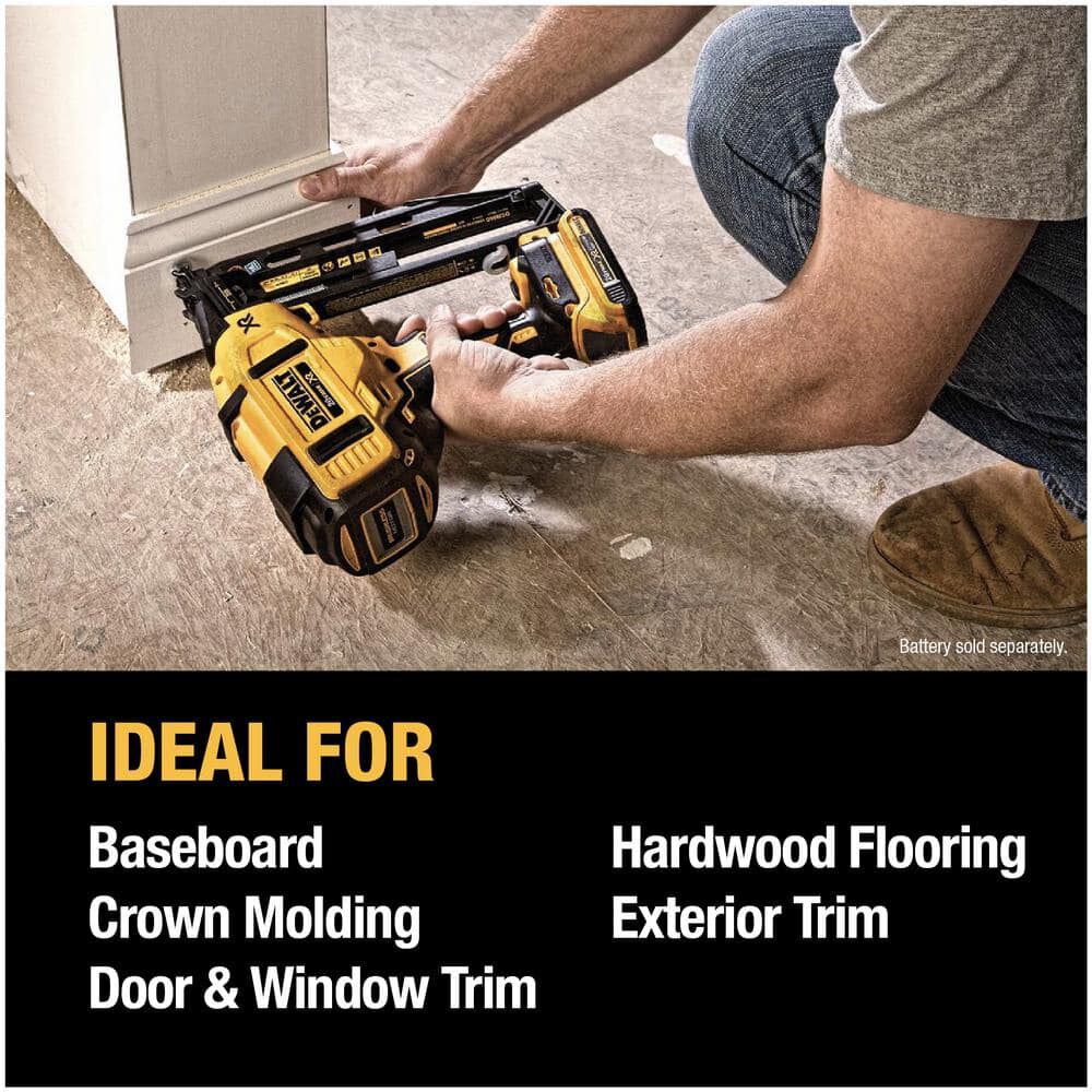 DEWALT 16-Gauge 2 Inch Finish Nails & Cordless Finish Nailer Bundle, large image number 8