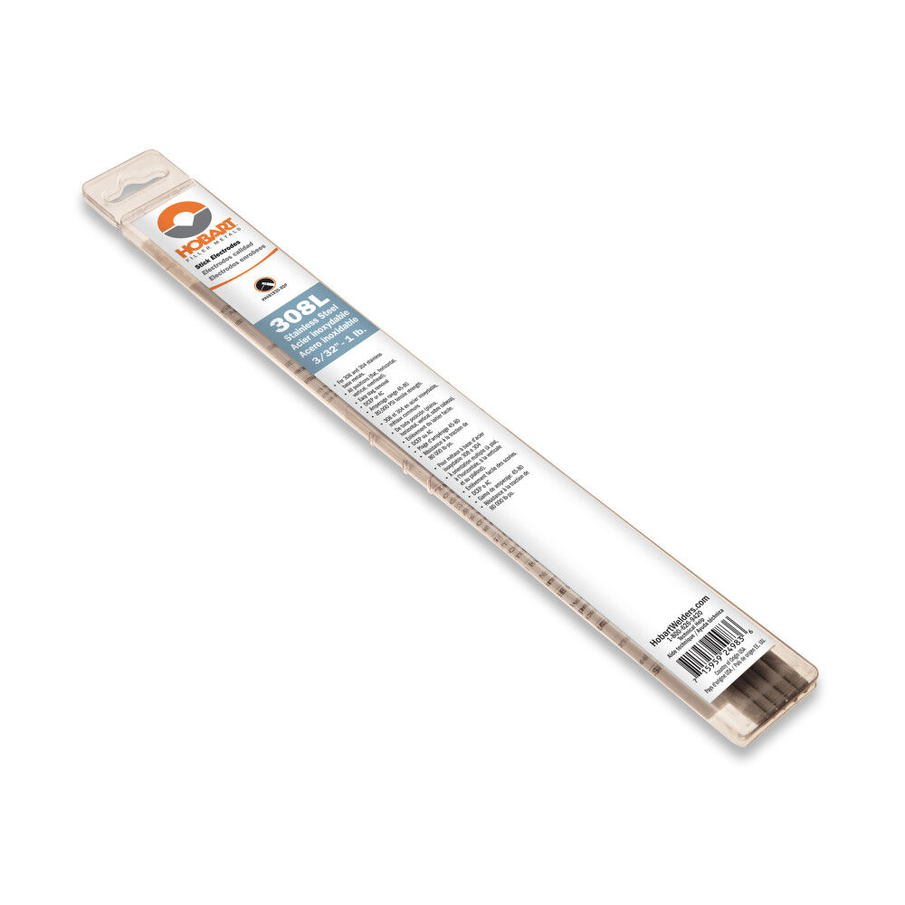 Hobart Electrodes 308L Stainless 3/32in 5pk, large image number 2