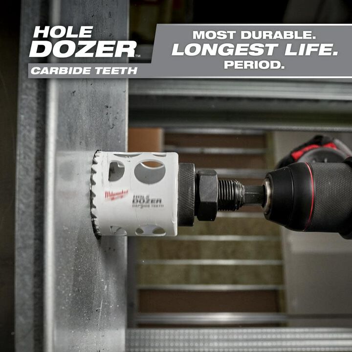Milwaukee 2-3/4inchHOLE DOZER with Carbide Teeth Hole Saw, large image number 5