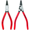 Knipex Chrome Vanadium Steel Snap Ring Pliers Set, 2 Piece, small image number 1