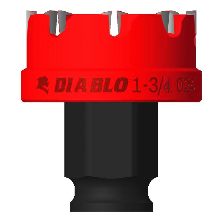 Diablo Tools 1 3/4 Inch Steel Demon Carbide Teeth Hole Cutter