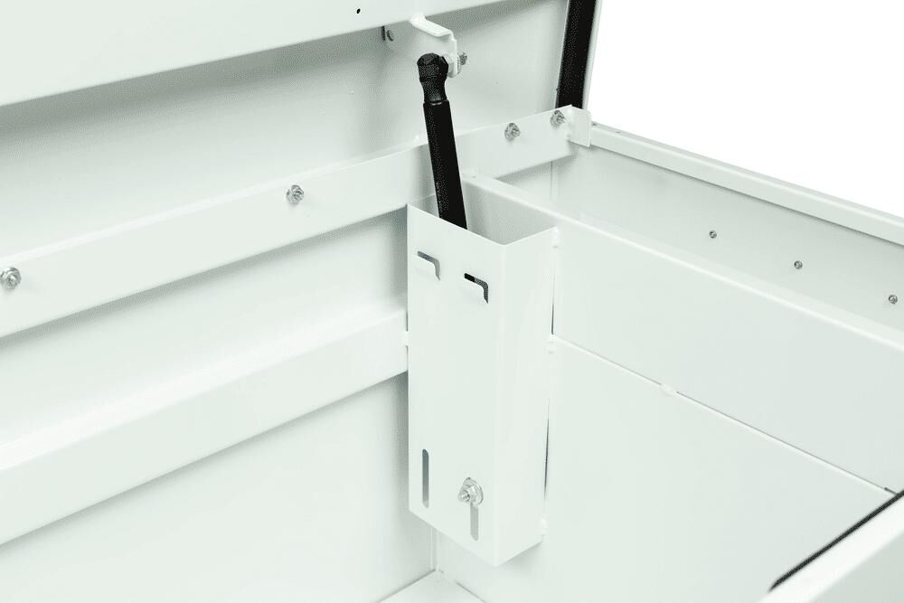 Weather Guard Saddle Truck Tool Box Steel Standard White, large image number 7